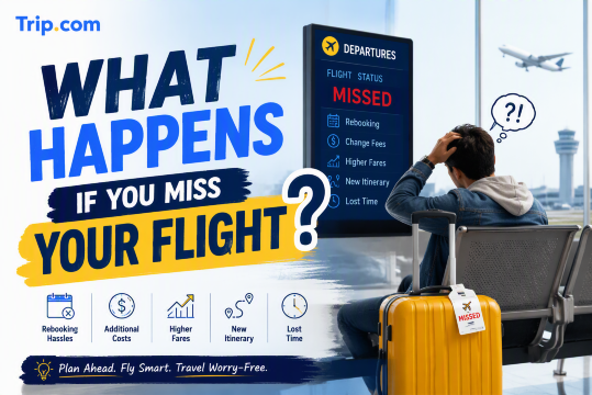 What Happens If You Miss Your Flight? What to Do Next | Trip.com