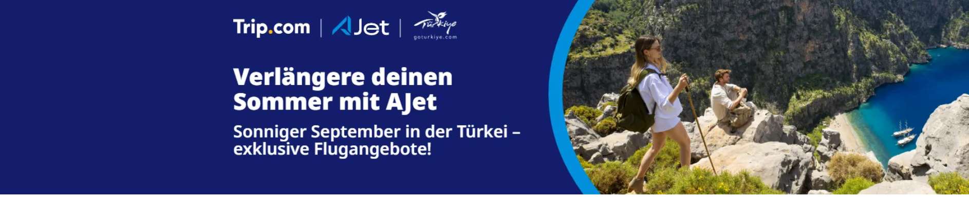  Fliege mit AJet in die Türkei!