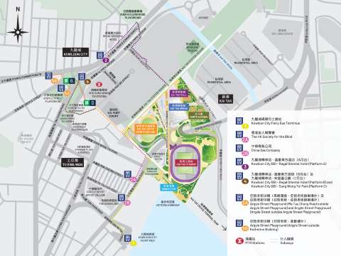 Kai Tak Stadium | Main Bus Stops
