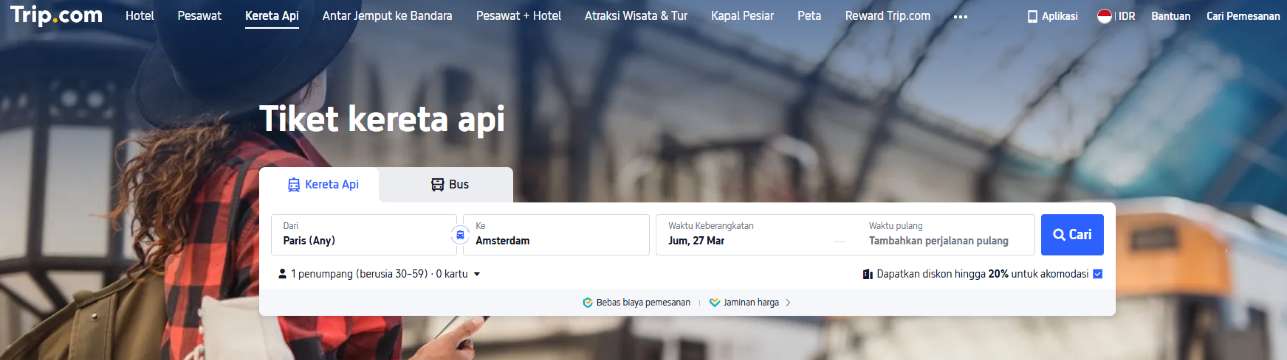 tiket keretapi trip.com