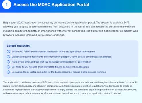 How to Apply MDAC 1