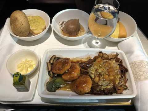 Philippine Airlines Business Class Meals