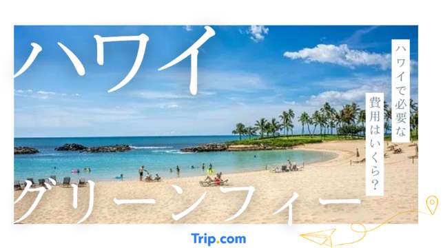 2026年導入のグリーンフィーとは？ハワイのホテルはいくら必要？