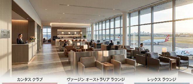 アデレード空港のラウンジ一覧