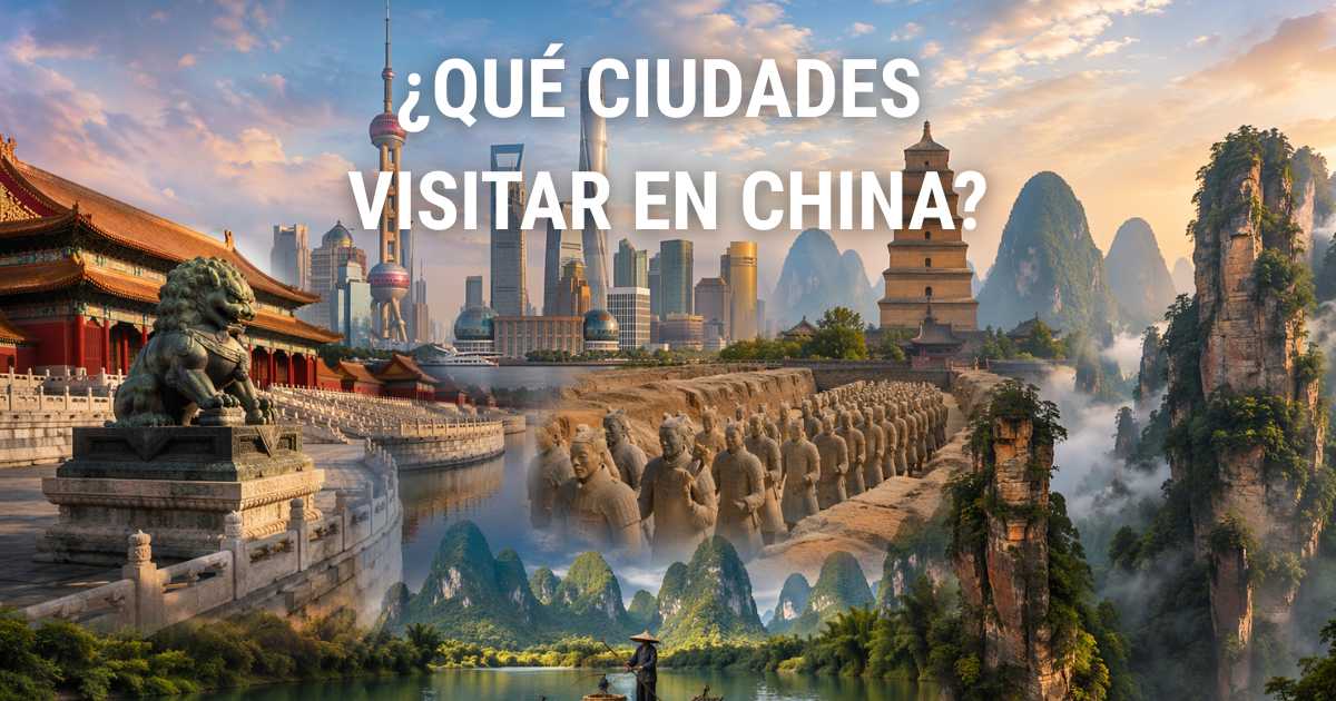 Qué ciudades visitar en China: lugares imprescindibles