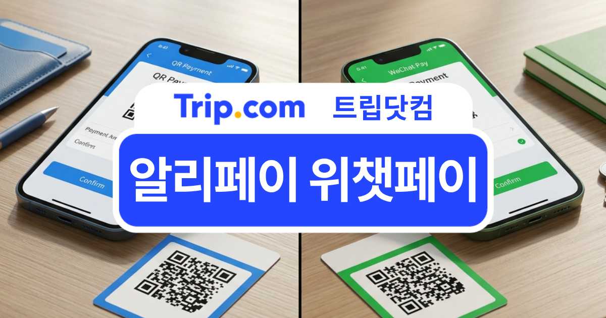 알리페이 위챗페이 사용법