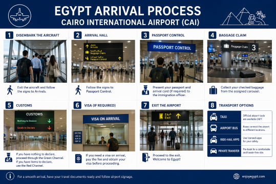 Egypt Arrival Process at Cairo International Airport (CAI)