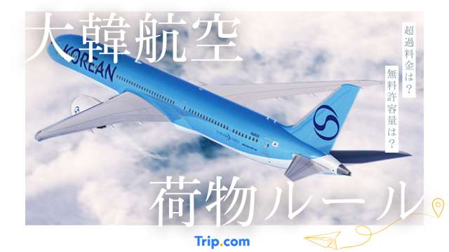 大韓航空の荷物は何kg？無料許容量と超過料金を一発整理