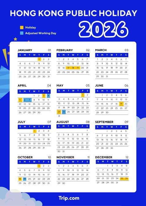 Calender Hong Kong Public Holiday 2026