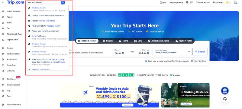 Book Your West End Show Tickets on Trip.com