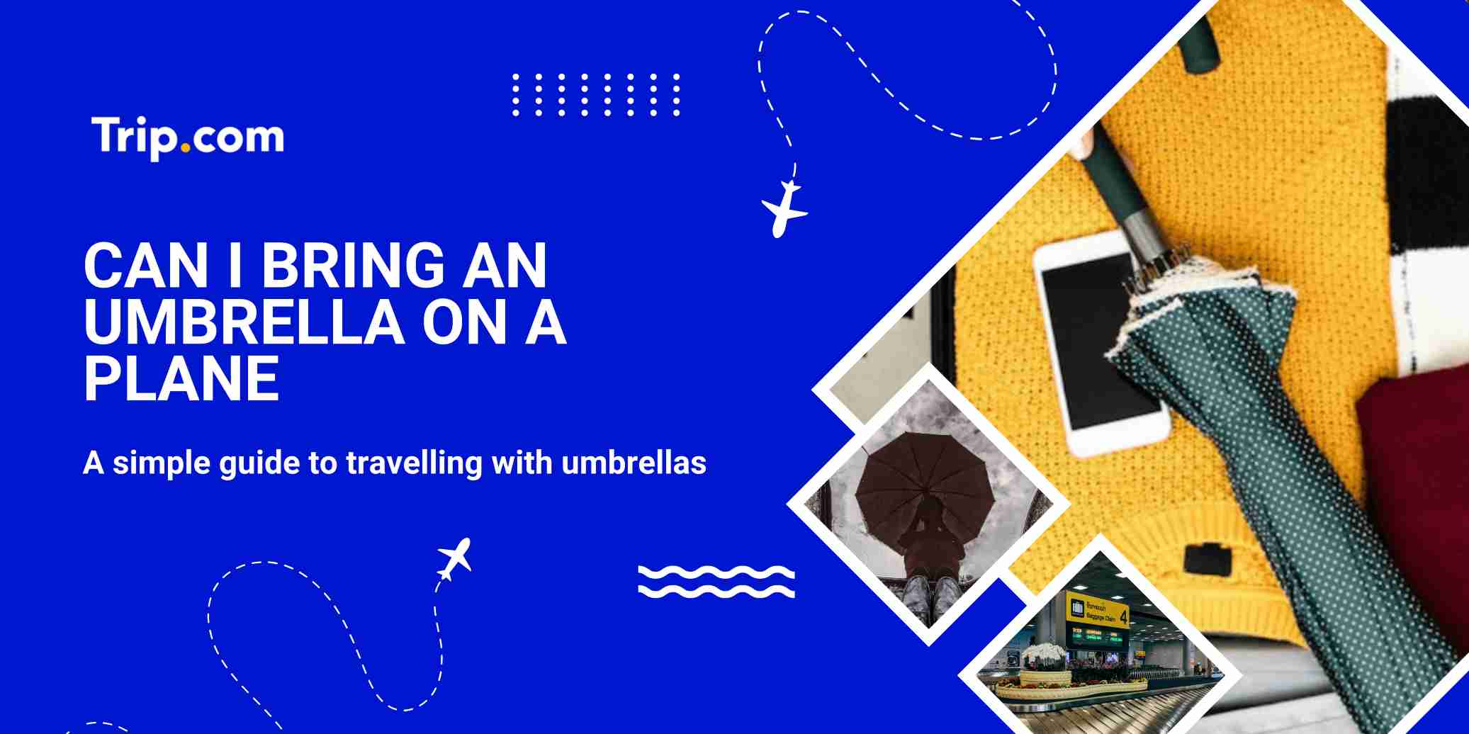 Can You Take an Umbrella on a Plane? What Travellers Should Know | Trip.com