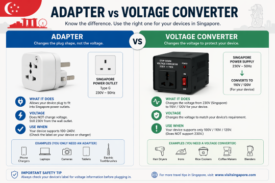 Adapter vs Voltage Converter