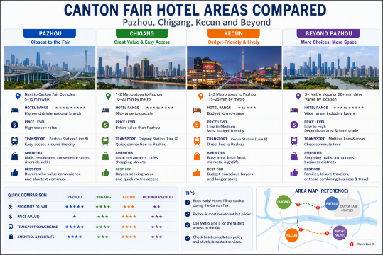 Canton Fair Hotel by Metro Station and Commute Time
