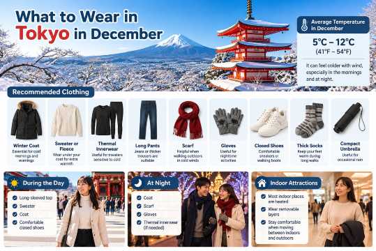 What to Wear in Tokyo in December