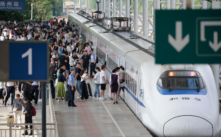 Voyage en train en famille en Chine