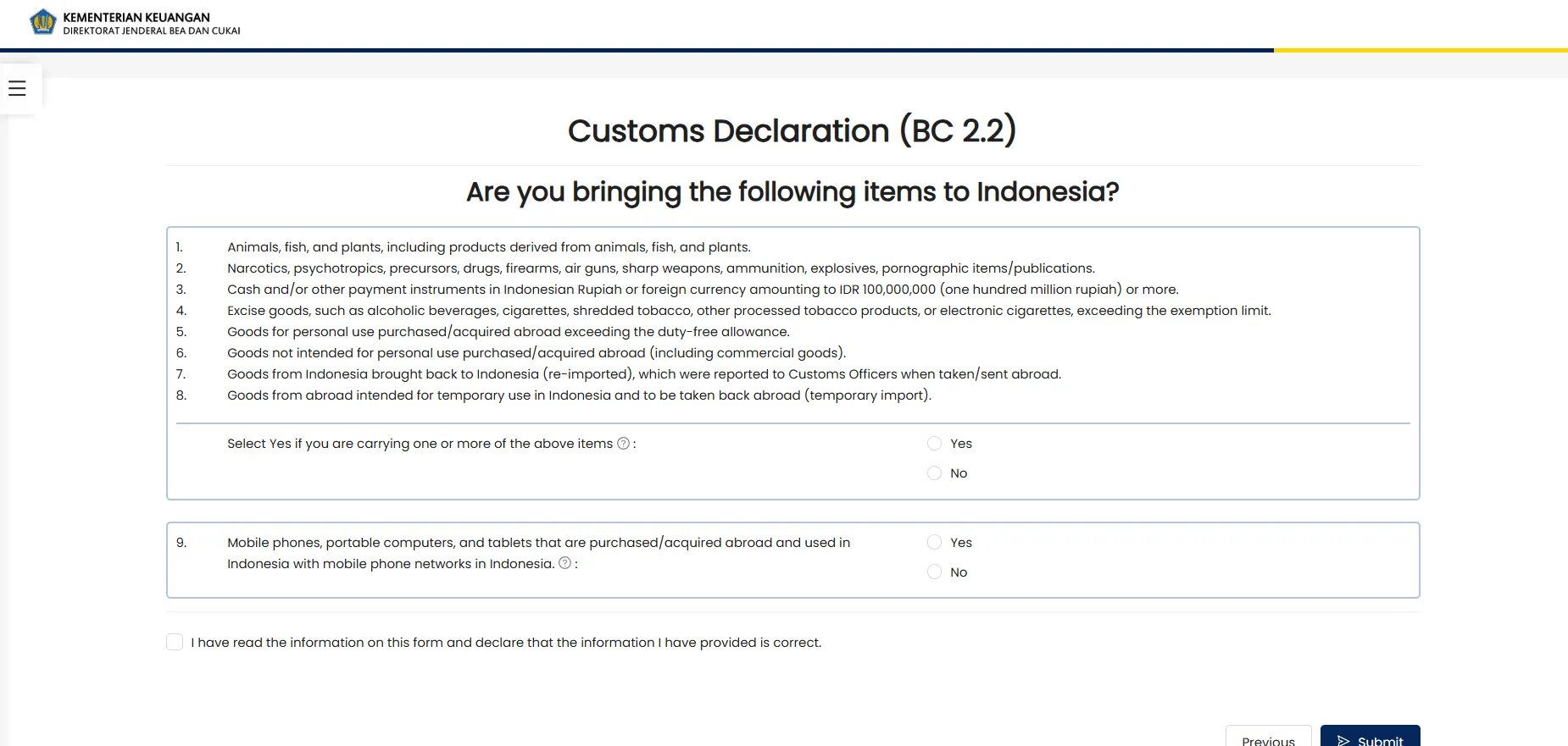 How to Complete the Bali Arrival Card Online