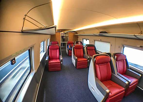 China High-Speed Train Seat Interiors (By Class)
