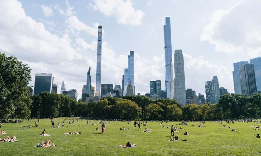 Resting at Central Park