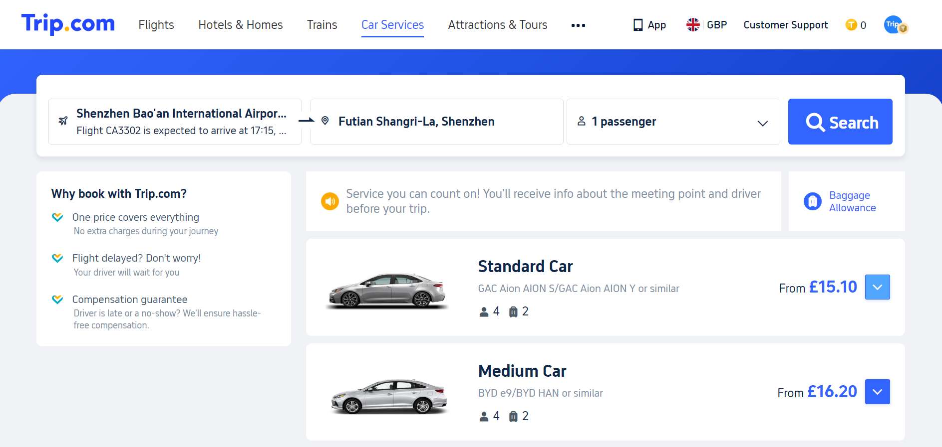 How to Book & Use the Airport Transfer Service