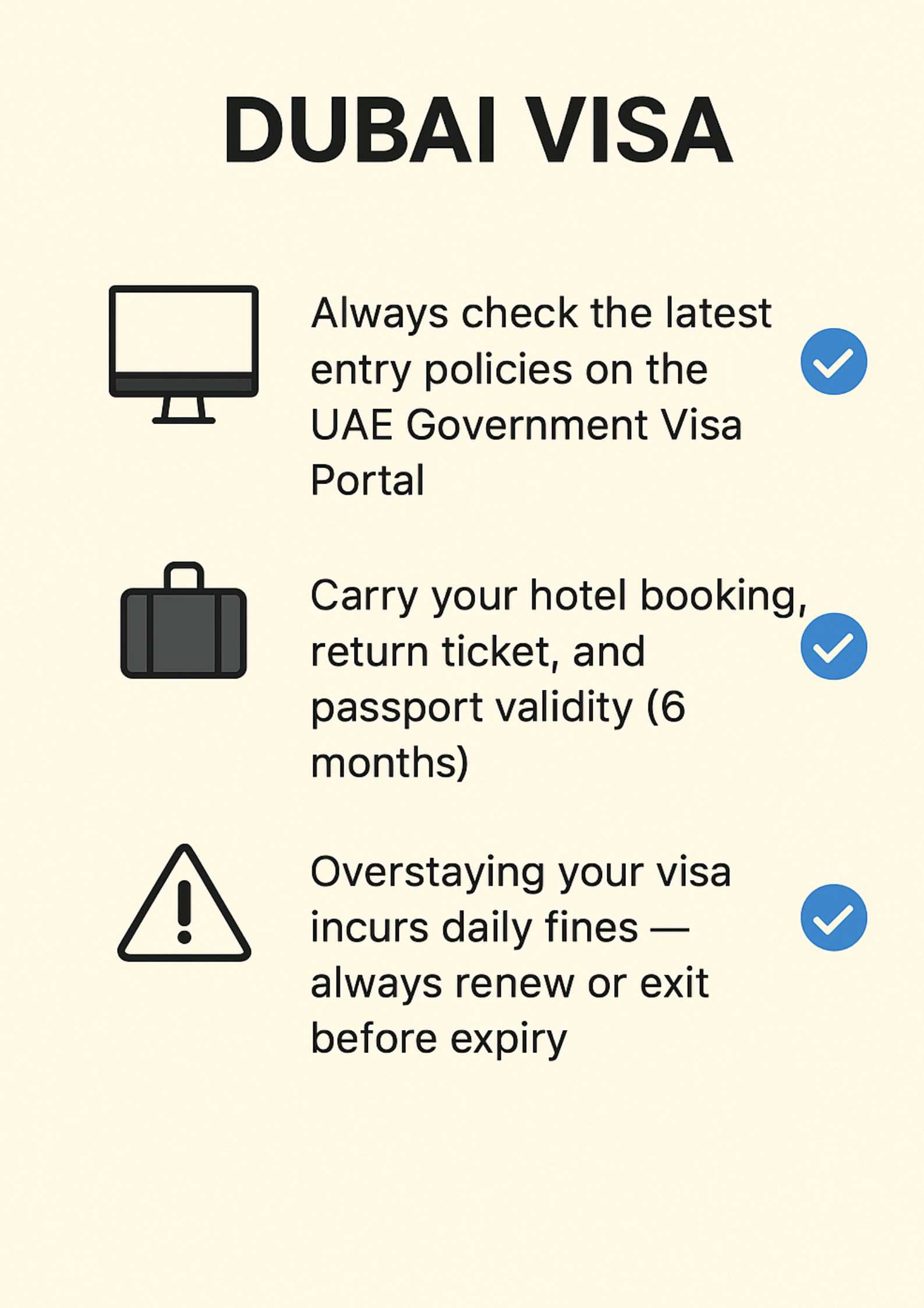Tips on Dubai Visa