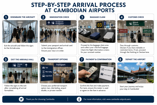 Arrival Process at Cambodian Airports