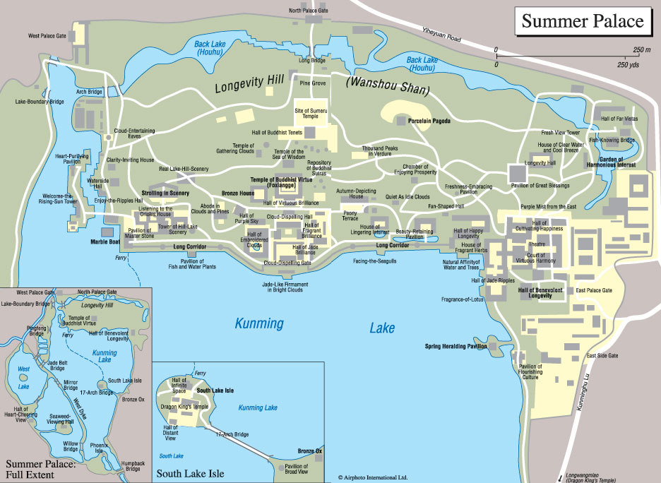 Summer Palace Map & Route