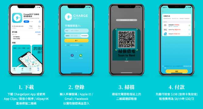 共享充電寶 | 便利店租借流程