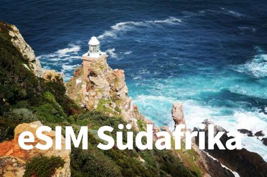 Beste eSIM für Südafrika ab 0,87 €