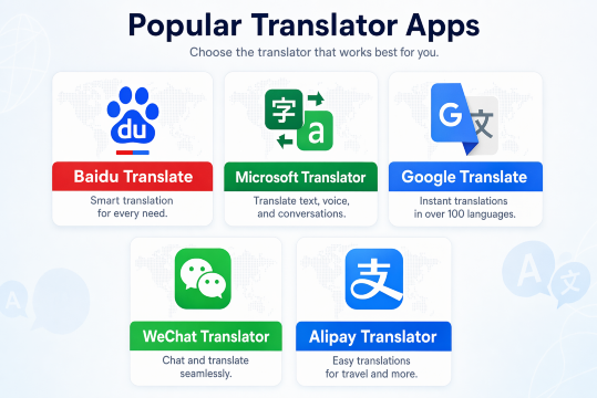 Best Translation Apps for China