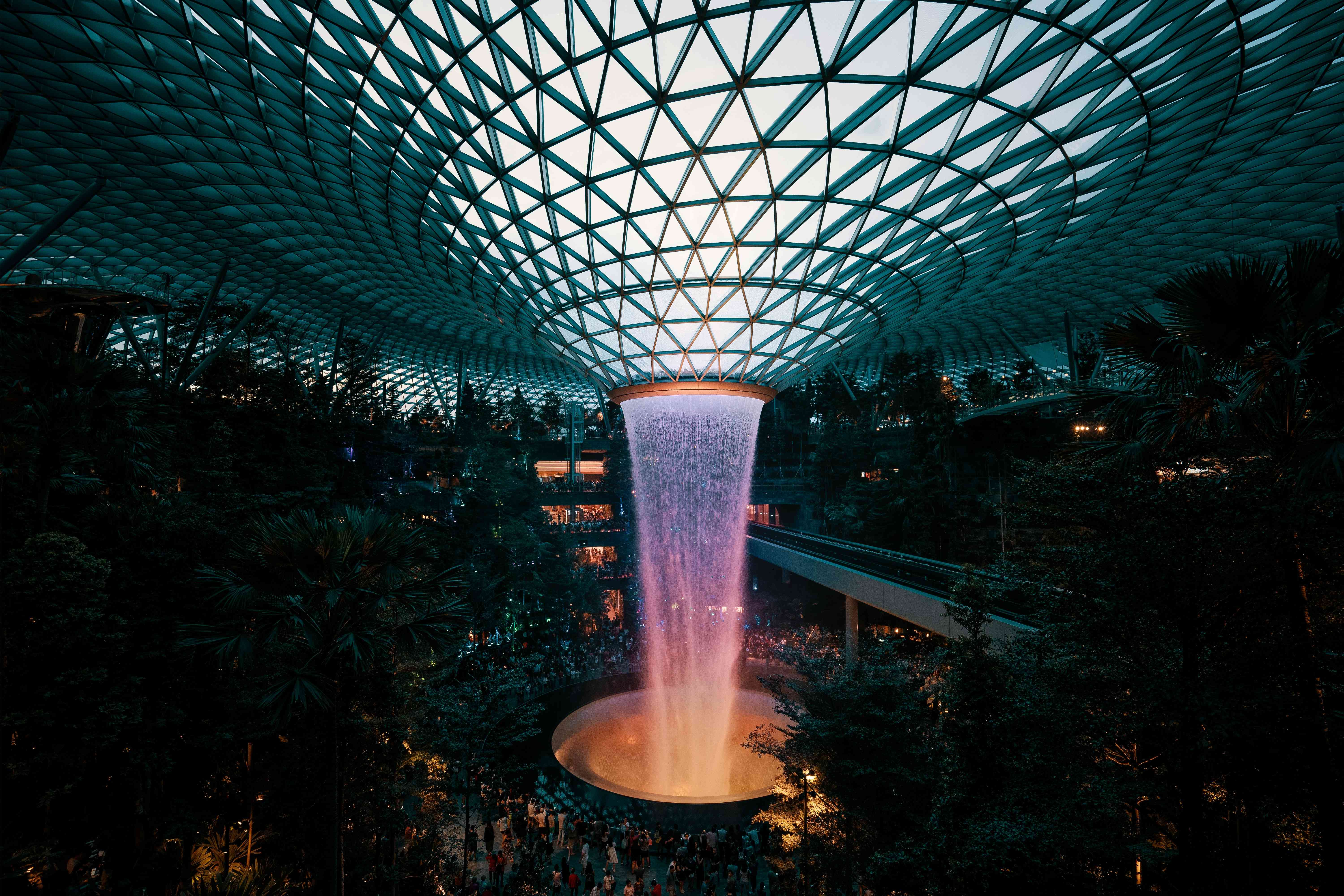 Übernachten am Flughafen Singapur Changi 