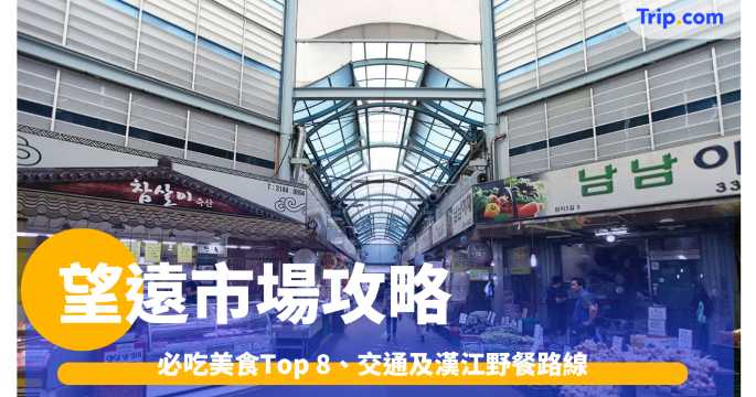 望遠市場攻略2026: 必吃美食Top 8、交通及漢江野餐路線 | Trip.com