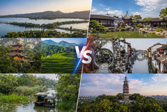 Hangzhou vs Suzhou attractions