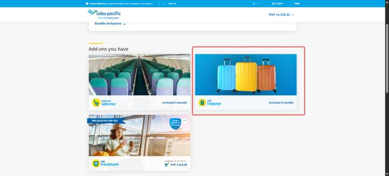 How to Add Baggage While Booking a Cebu Pacific Flight