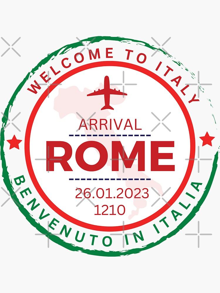 Arrival in Rome