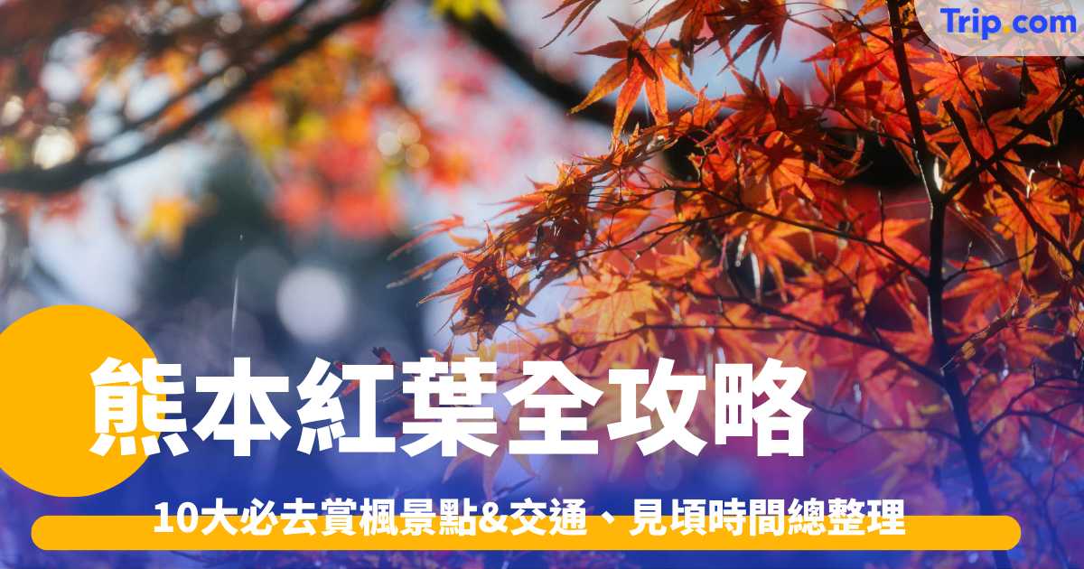 熊本紅葉2026賞楓攻略｜10大景點、最佳見頃時間及交通 | Trip.com