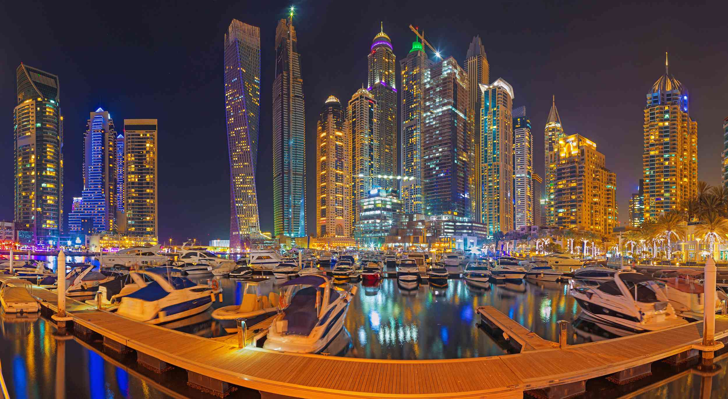 dubai night view