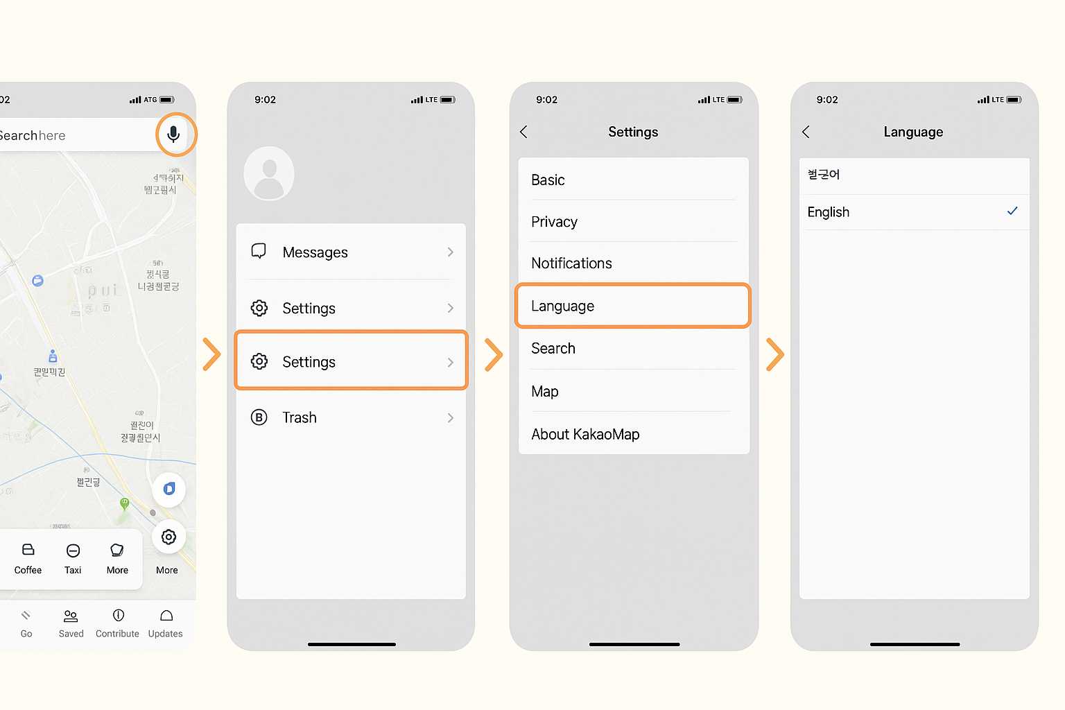 How to Translate Kakao Map in English 3