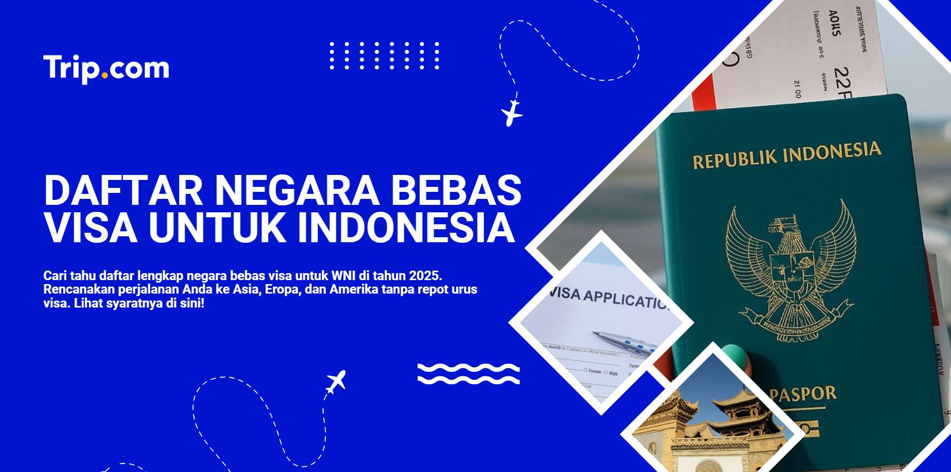 daftar negara bebas visa untuk indonesia