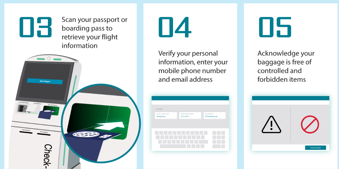 Airport Express check in guide:Step 1