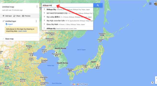 Google Maps Japan