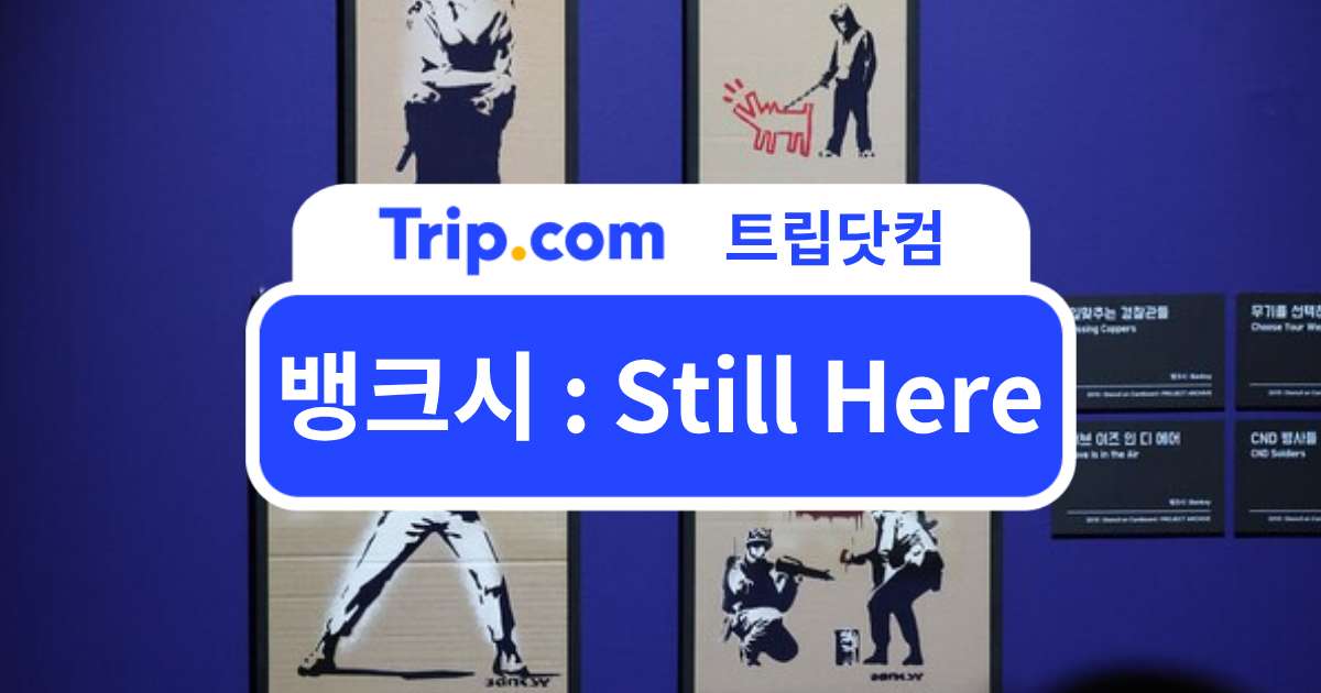 뱅크시 : Still Here 전시 일정·티켓 가격·관람 정보 총정리 | 트립닷컴