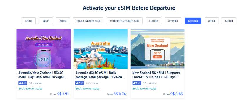 how to buy eSIM step 2