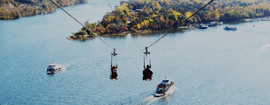 남이섬 짚라인 매력 포인트