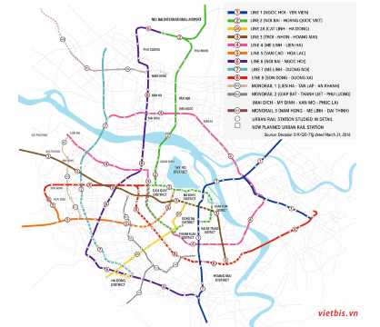 Hanoi Metro Map