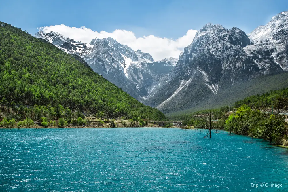 2. Marvel at the Majestic Jade Dragon Snow Mountain