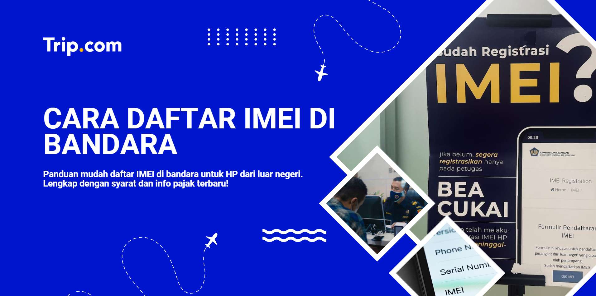 cara daftar imei di bandara