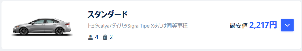 【ングラ・ライ国際空港⇒ウブドの料金例】