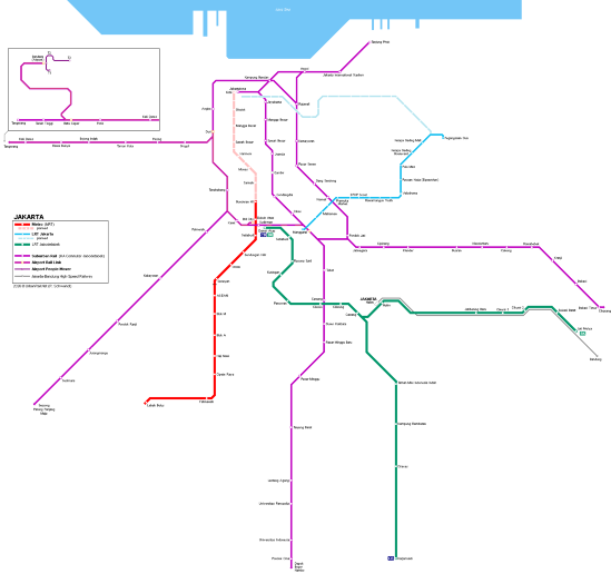 Jakarta MRT Map