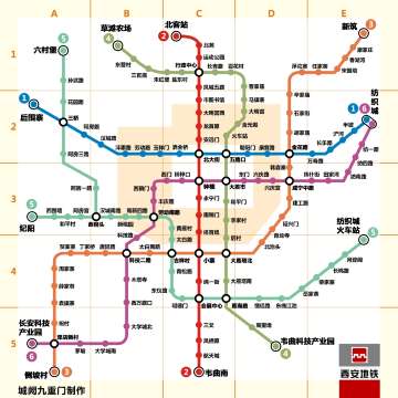แผนที่ซีอาน