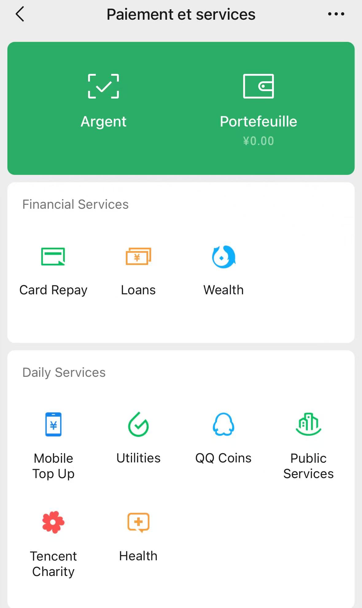 utiliser wechat pay en chine